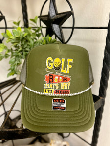 Golf & Beer Trucker Hat