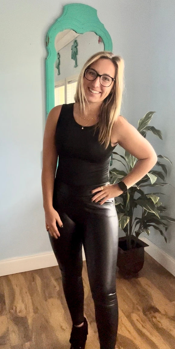 Black Tank Bodysuit