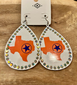 Astros Texas Earrings