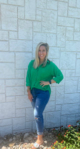 Kelly Green Collar Shirt