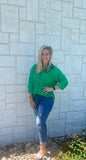 Kelly Green Collar Shirt