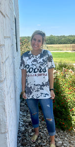 Coors & Cattle Tee