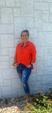 Orange Collar Shirt