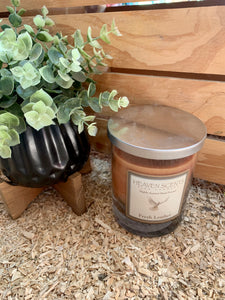 Fresh Leather Scented Candle