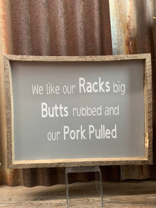 Pig Home Sign