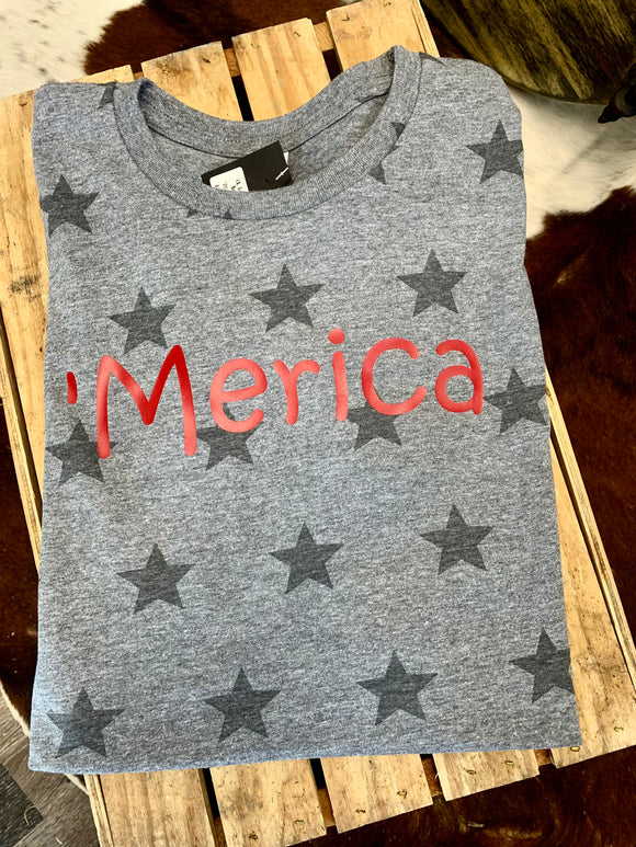 ‘Merica Star Tee