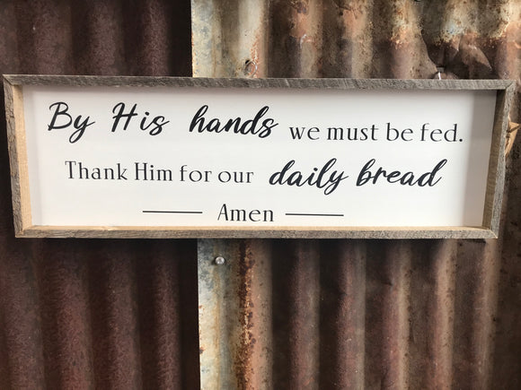 Daily Bread Sign