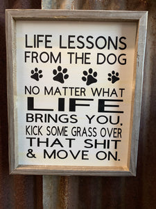 Life Lessons Sign