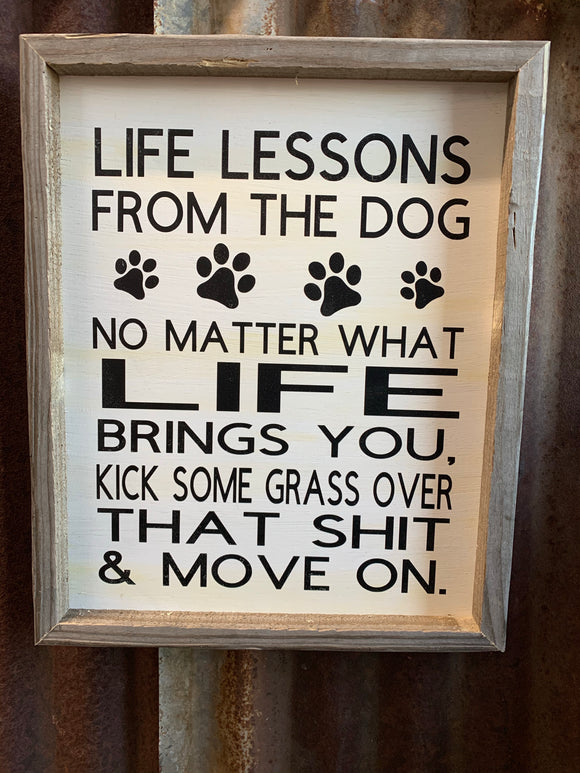 Life Lessons Sign