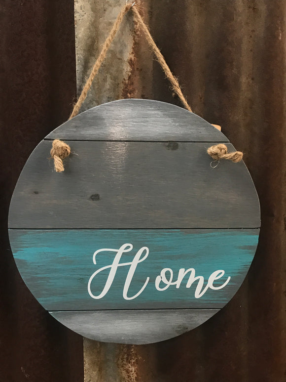 Home Hanging Sign