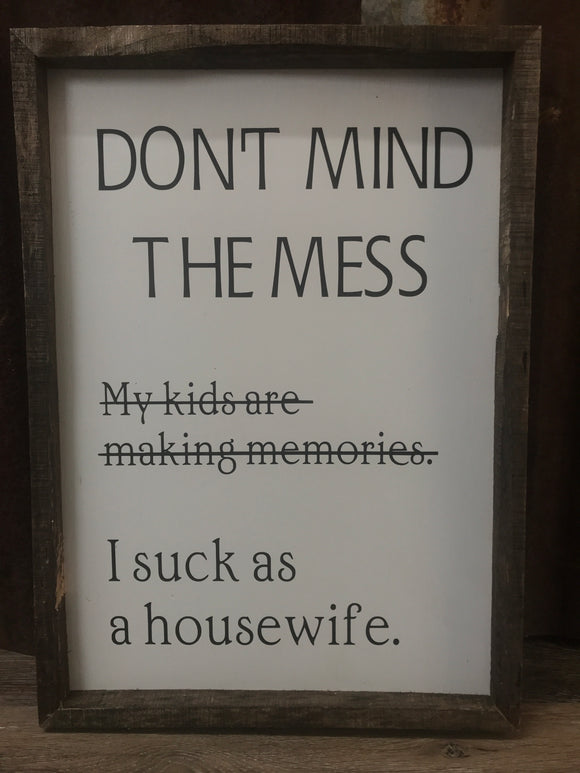 Housewife Sign