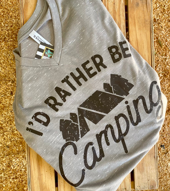 I’d Rather Be Camping VNeck